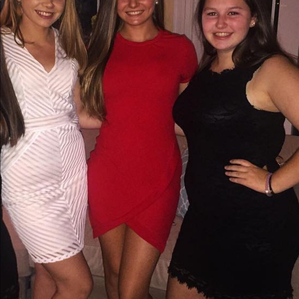 Red cocktail dress!